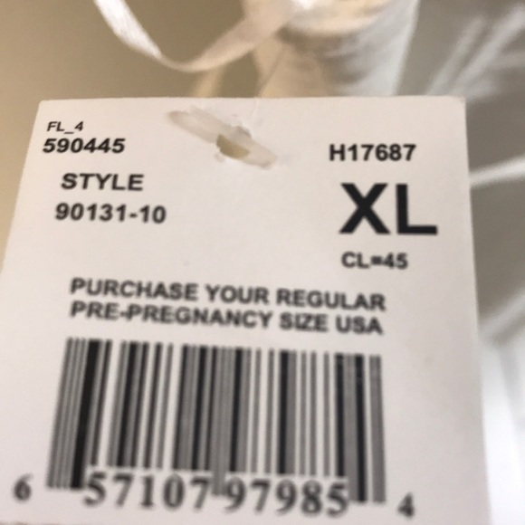 White motherhood maternity dress - Picture 5 of 5